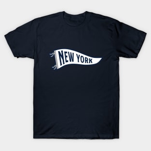 New York Pennant - Navy 1 T-Shirt